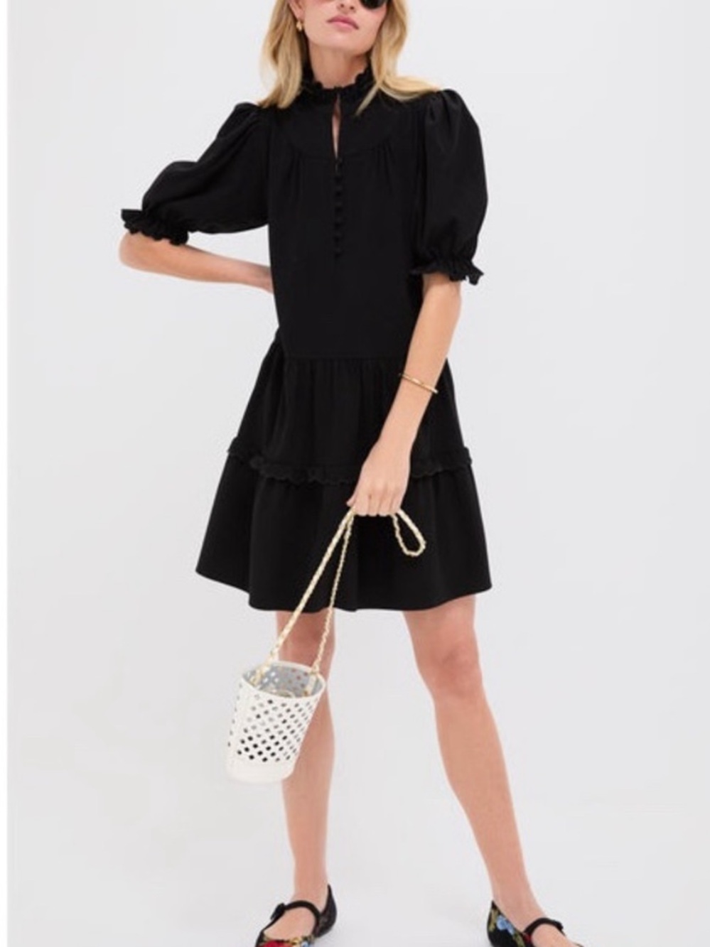 NWT Tuckernuck size M Selena mini dress in black